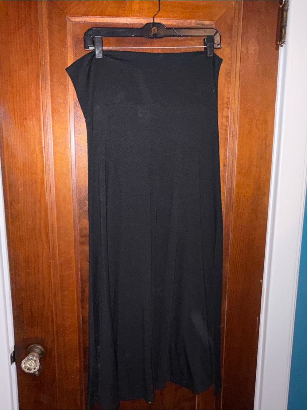 Mossimo Supply Co. Black Flowing Maxi Skirt